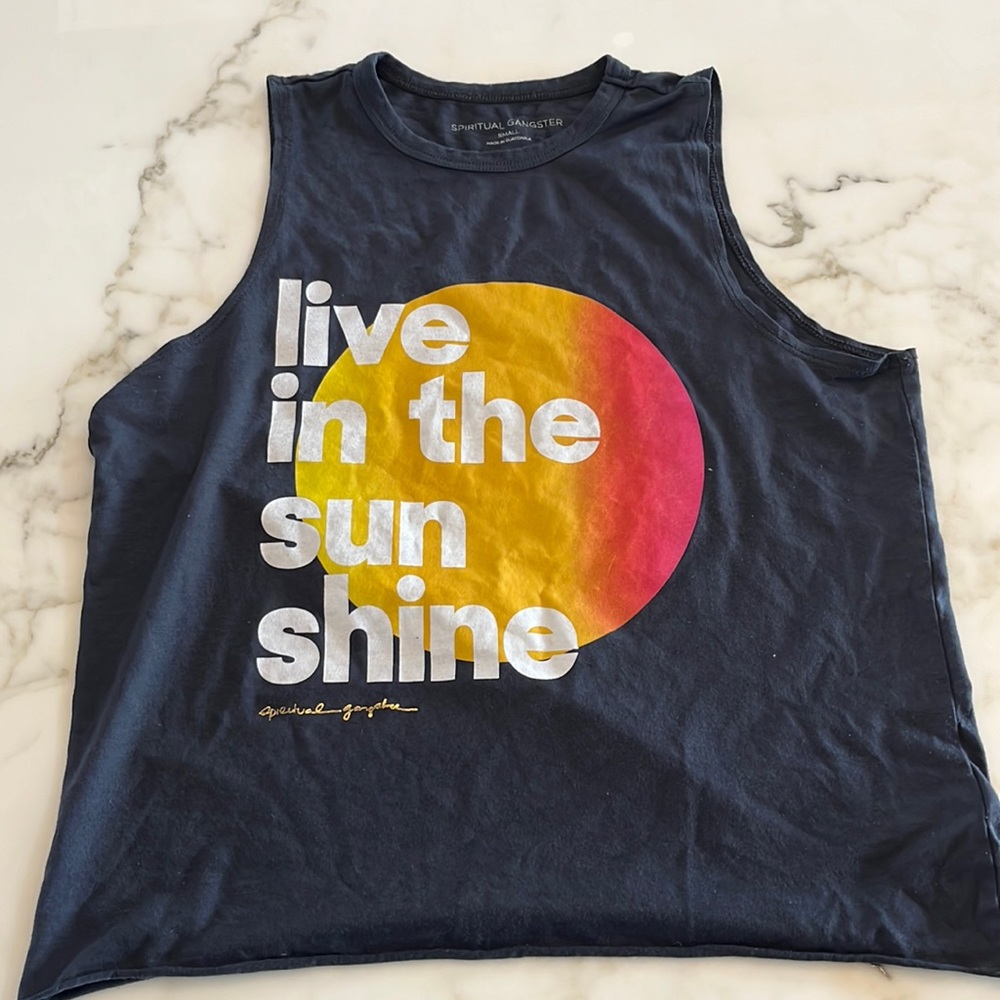 Spiritual gangster tank top